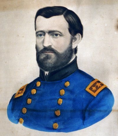 Tenente Gen. Ulysses S. Grant, 1880 da N. and Ives, J.M. Currier